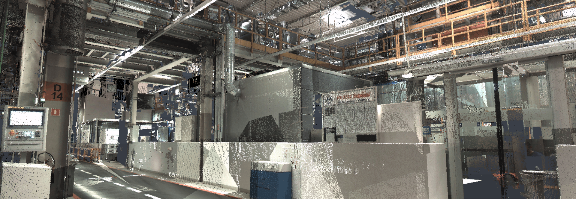 Skanowanie 3D obiektów przemysłowych, budynków itp.